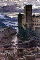 Antonio Munoz Degrain El Castillo, 18"x27" Wall Decal