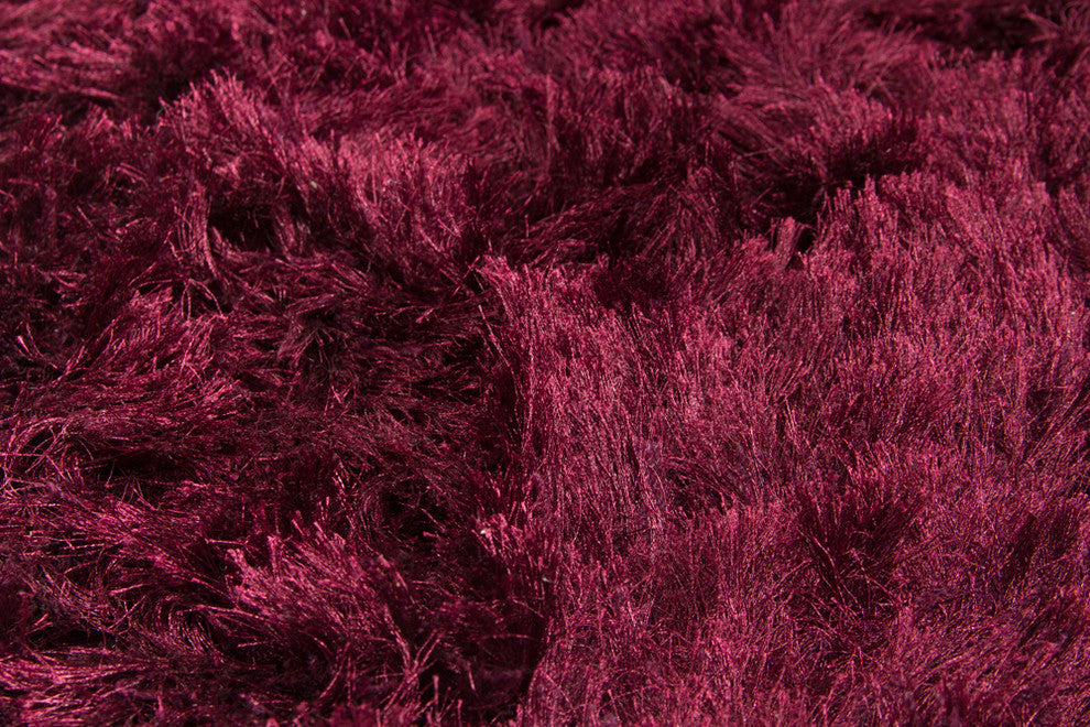 Celecot Contemporary Area Rug, Plum, 7'9" Round