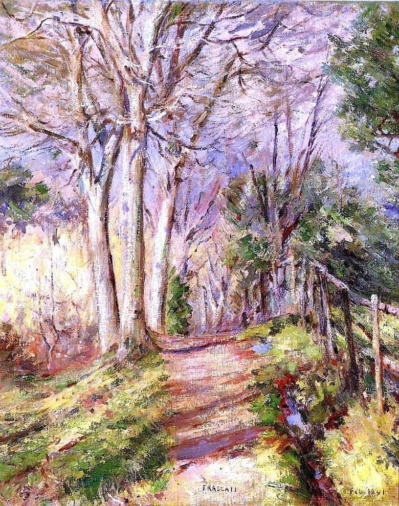 Theodore Robinson Path in Frascati Wall Decal