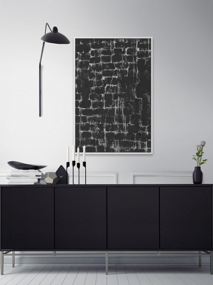 "Royal Authority" Floater Framed Painting Print on Canvas, 16x24