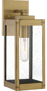 Westover 1-Light Outdoor Lantern, Antique Brass