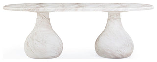 Smooch Indoor/Outdoor Dining Table, White, 87"