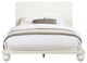 Kent Solid Ash Wood Bed, Cream, Queen