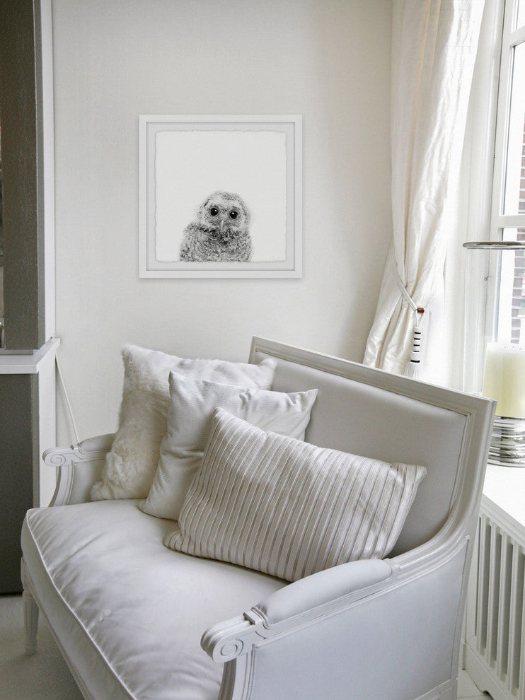 "Those Big Eyes" Framed Painting Print, 12"x12"