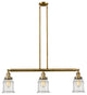 Innovations Lighting 213-Bb-S-G184-Led 3 Light Dimmable Led Island Light