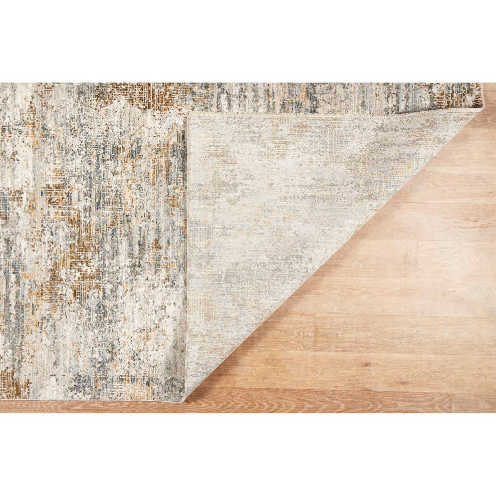 Impressions Abstract Area Rug - Blue, 2'6"x7'5"