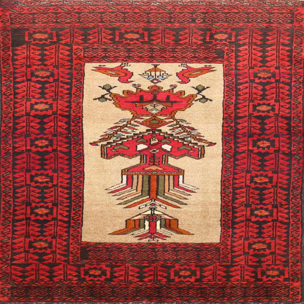Ahgly Company Indoor Square Traditional Area Rugs, 6' Square