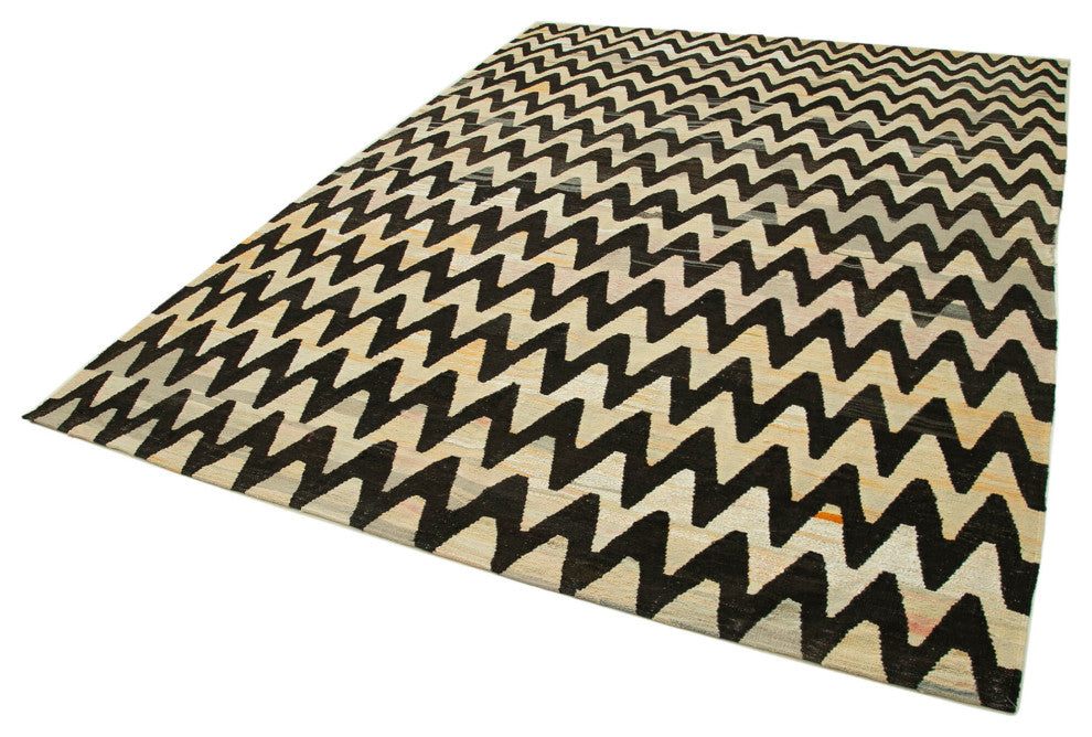 Rug N Carpet - Hand-knotted Turkish 7' 9'' x 10' 6'' Unique Wool Kilim Rug