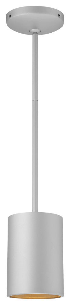 Pilson Small Pendant, Satin, Rigid Stem