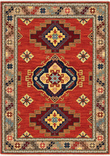 Oriental Weavers Lilihan Indoor Rug Red/ Multi 5'3" X 7'6"