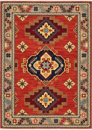 Oriental Weavers Lilihan Indoor Rug Red/ Multi 5'3" X 7'6"