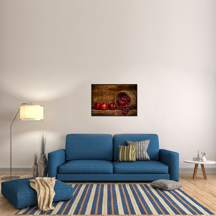 "Red" Framed Canvas Giclee by Margareth Perfoncio, 37x26"