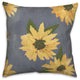 Painted Sunflower 1 16x16 Indoor / Outdoor Pillow