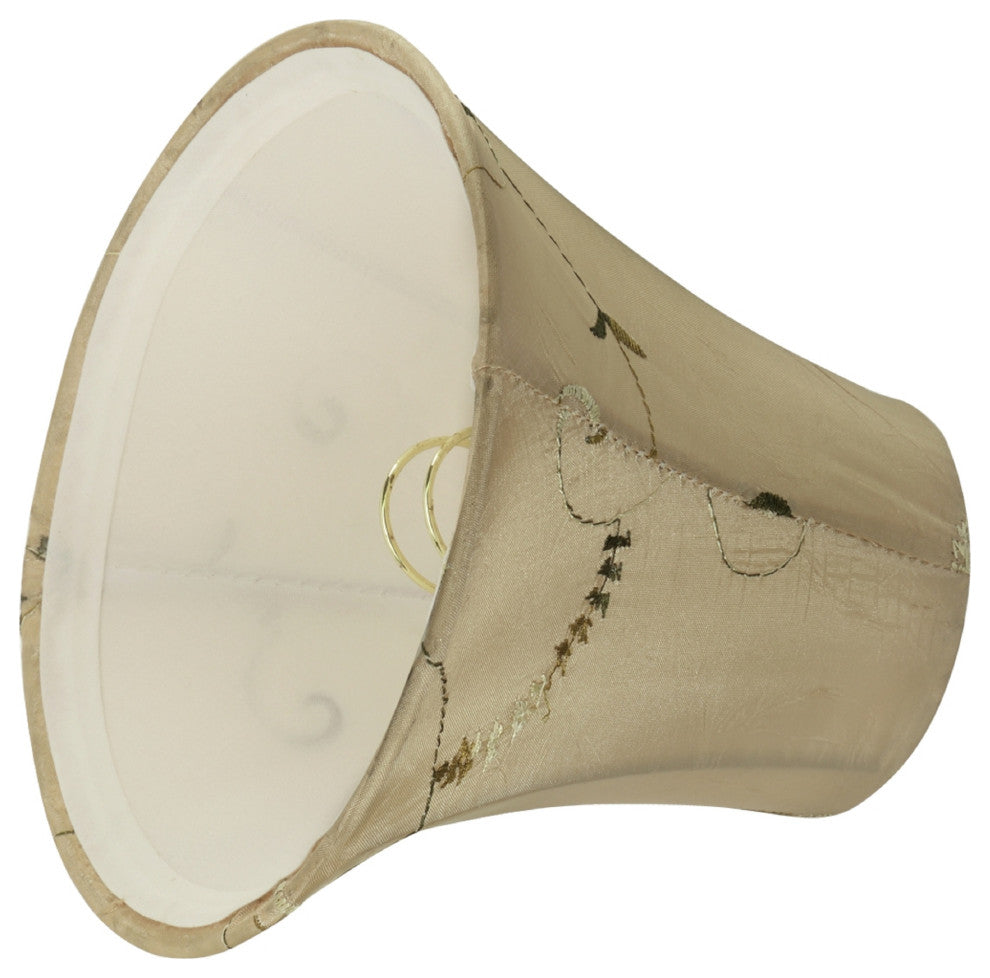 30009-5 Small Bell  Chandelier Clip On Lamp Shade Gold 3"x6"x5"