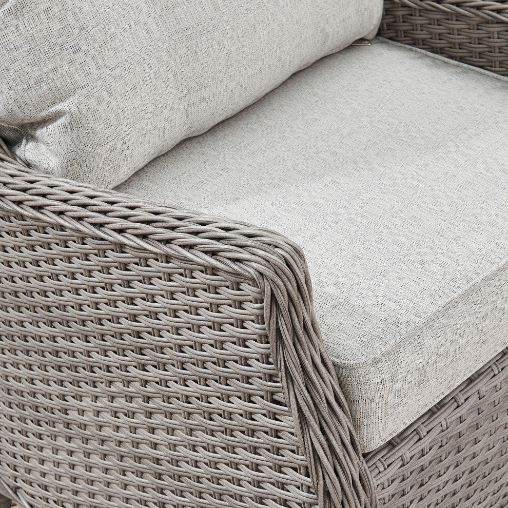 Ove Decors Vance 3-piece Patio Conversation Set in Grey