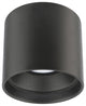 Downtown LED Outdoor Flush Mount, Black