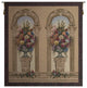Floral Arch Duo Belgian Wall Tapestry