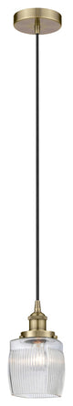 Innovations 616-1PH-AB-G302 1-Light Mini Pendant, Antique Brass