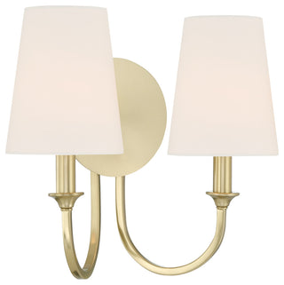 Payton 2 Light Vibrant Gold Wall Mount