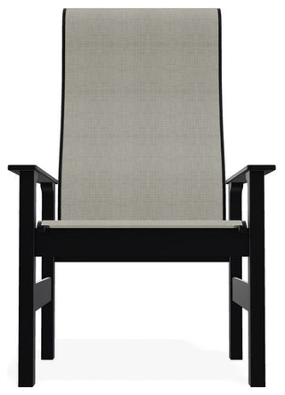 Leeward Sling Outdoor Supreme Armchair, Ella/Black