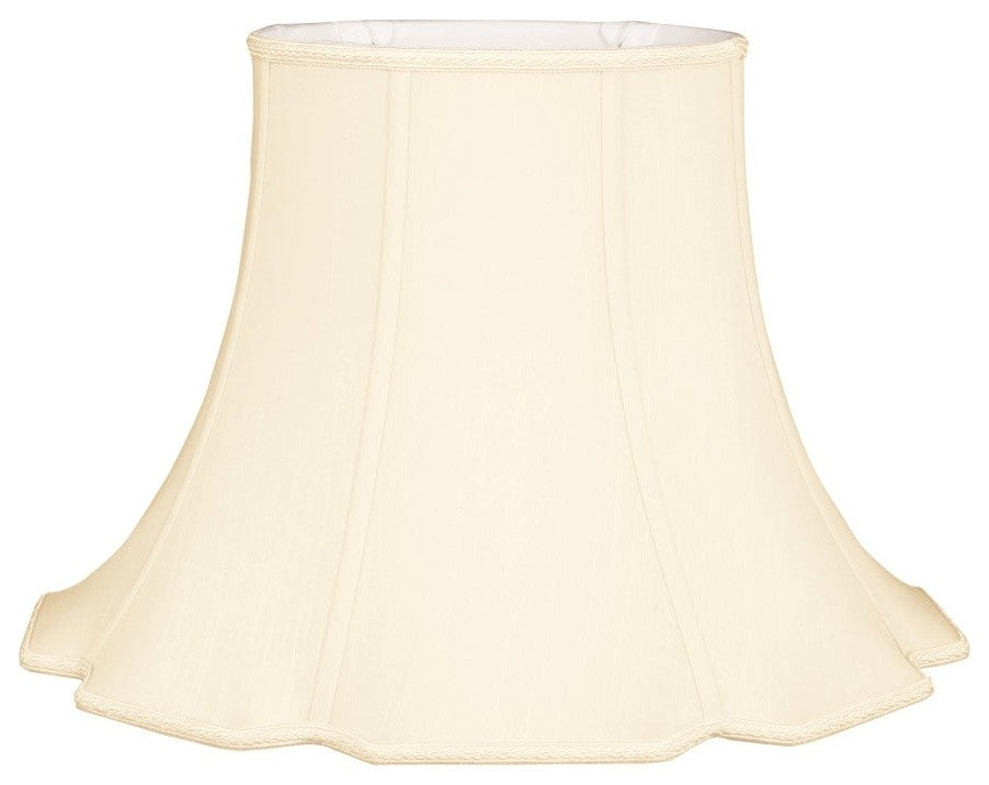Scalloped Oval Bell Designer Lampshade