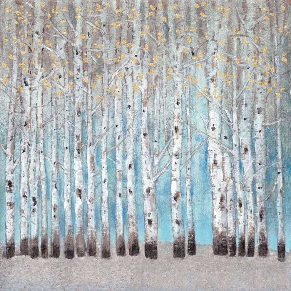 "Into the Forest I" Painting Print on Wrapped Canvas, 18"x18"