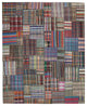 Rug N Carpet - Handmade Turkish 10' 9'' x 13' 5'' Rustic Patchwork Kilim Rug