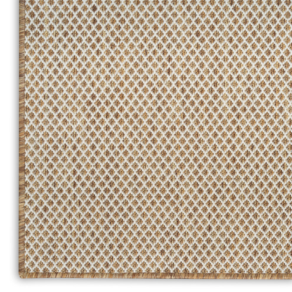 Nourison Courtyard 5' x 7' Jute Ivory Modern Rug