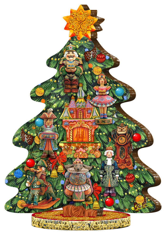 Nutcracker Decorated Tree by G. DeBrekht