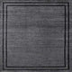 Ahgly Company Indoor Square Mid-Century Modern Area Rugs, 4' Square