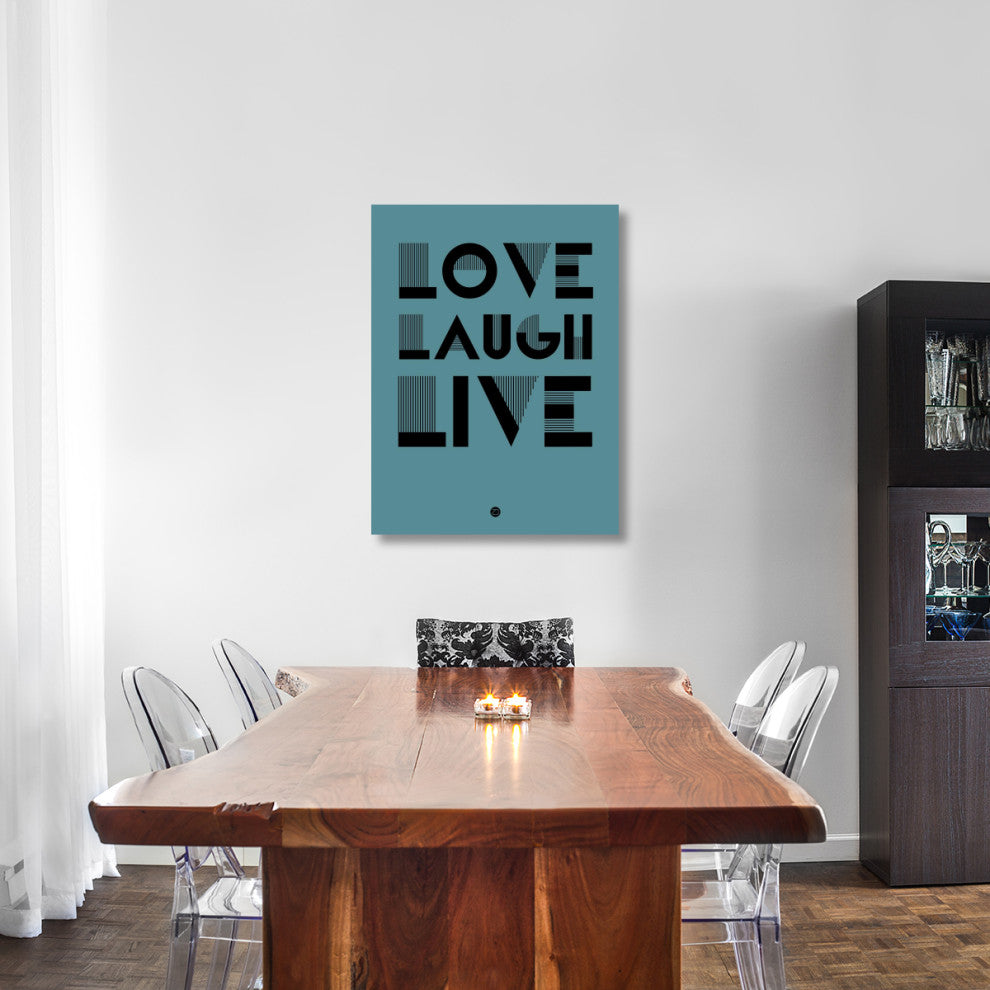 "Love Laugh Live Poster 4" Fine Art Print
