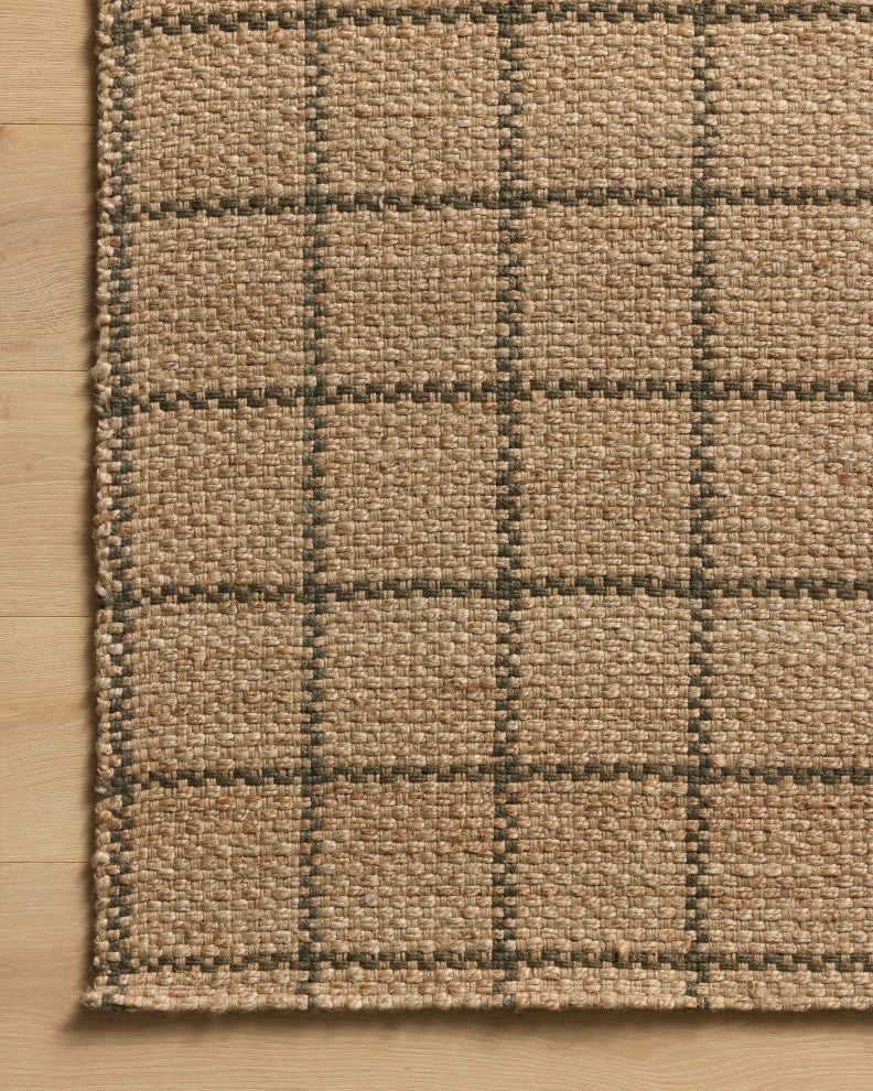 Chris Loves Julia x Loloi Fletcher Natural / Olive 5'-0" x 7'-6" Area Rug