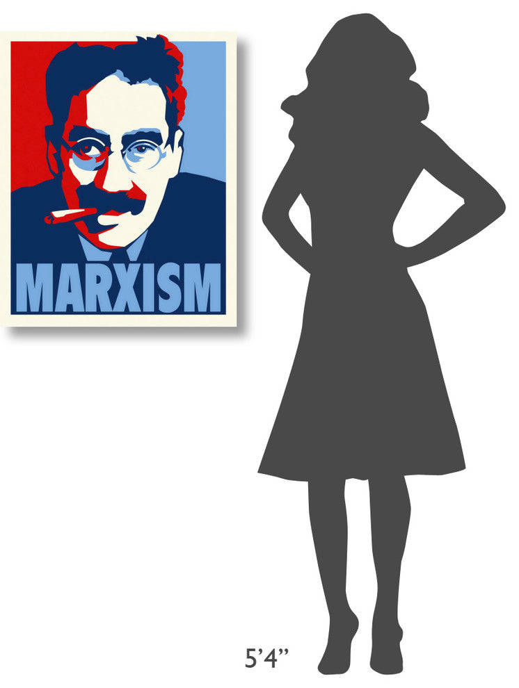"Groucho Marxism" Stretched Canvas Giclee by Hollywood Photo Archive, 24"x30"