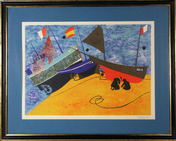 "Untitled - French Sailboats" Artwork