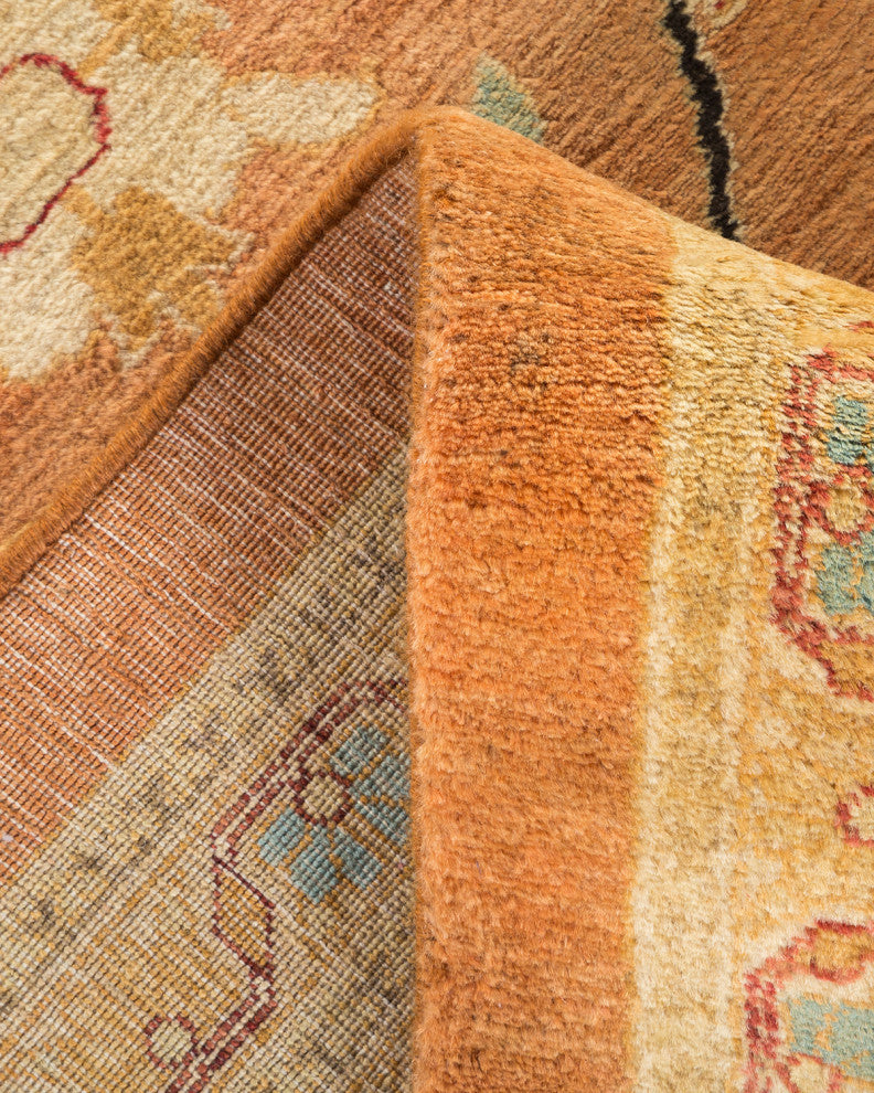 Mogul, One-of-a-Kind Hand-Knotted Area Rug Brown, 12'0"x18'6"