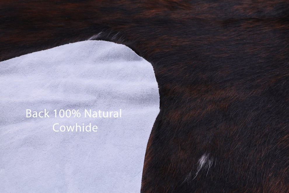 6' 4" X 6' 0" Natural Cowhide Rug C1890
