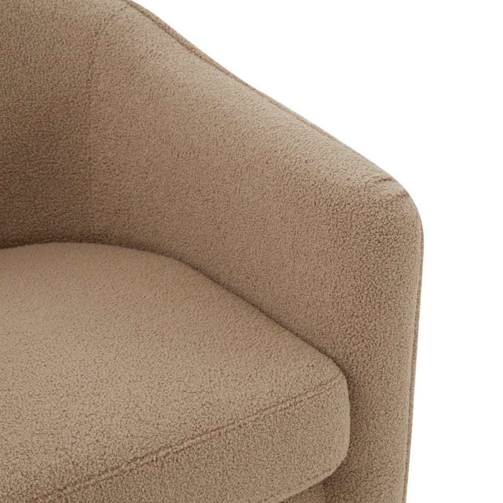Safavieh Couture Londyn Upholstered Accent Chair, Brown