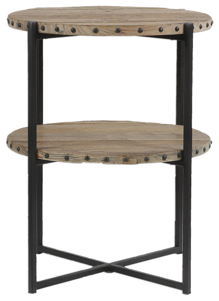 Uttermost Kamau Round Accent Table