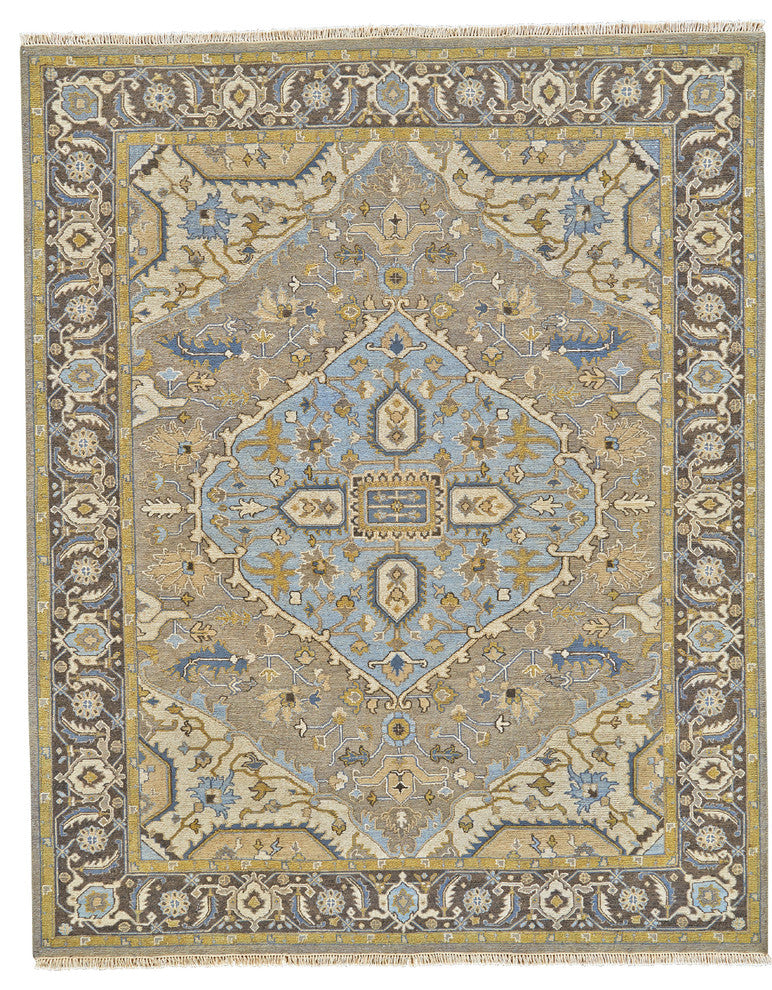 Weave & Wander Albemarle Rug, Dark Gray/Charcoal, 5'6"x8'6"