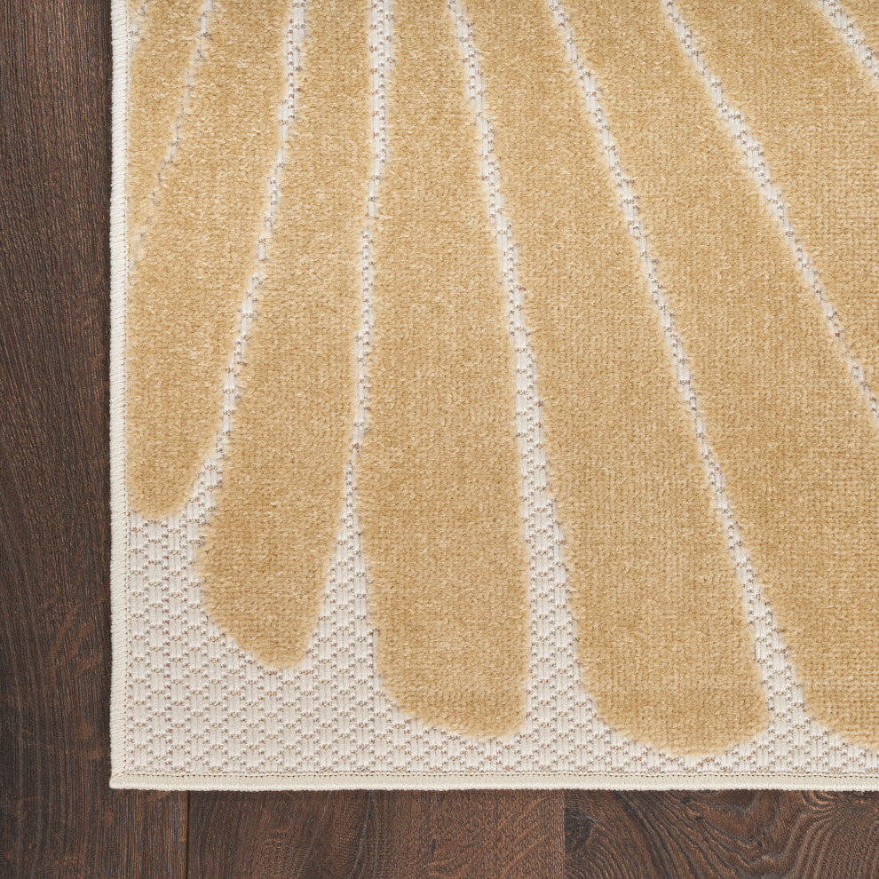 Nourison Aloha 6' x 9' Ivory Multicolor Outdoor Area Rug