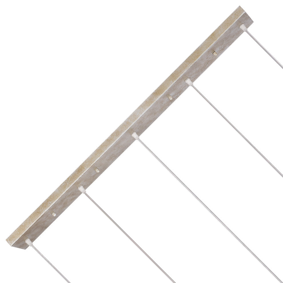 Thoas 5-Light Silver Cluster Pendant