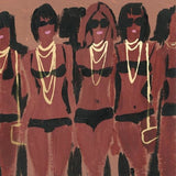 "Carmine Style" Painting Print on Wrapped Canvas, 40"x40"