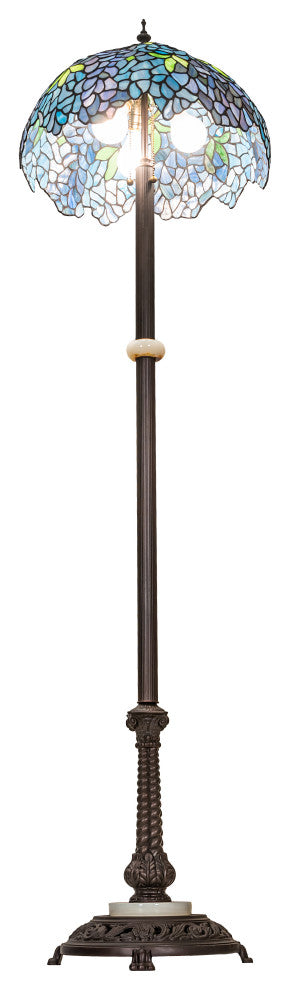 62 High Tiffany Wisteria Floor Lamp