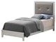 Primo Twin Bed, Silver Champagne
