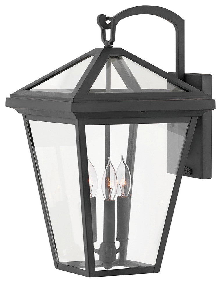 Hinkley 2565MB Large Wall Mount Lantern, Black