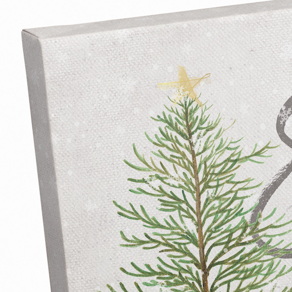 Let It Snow 12x12 Canvas Wall Art