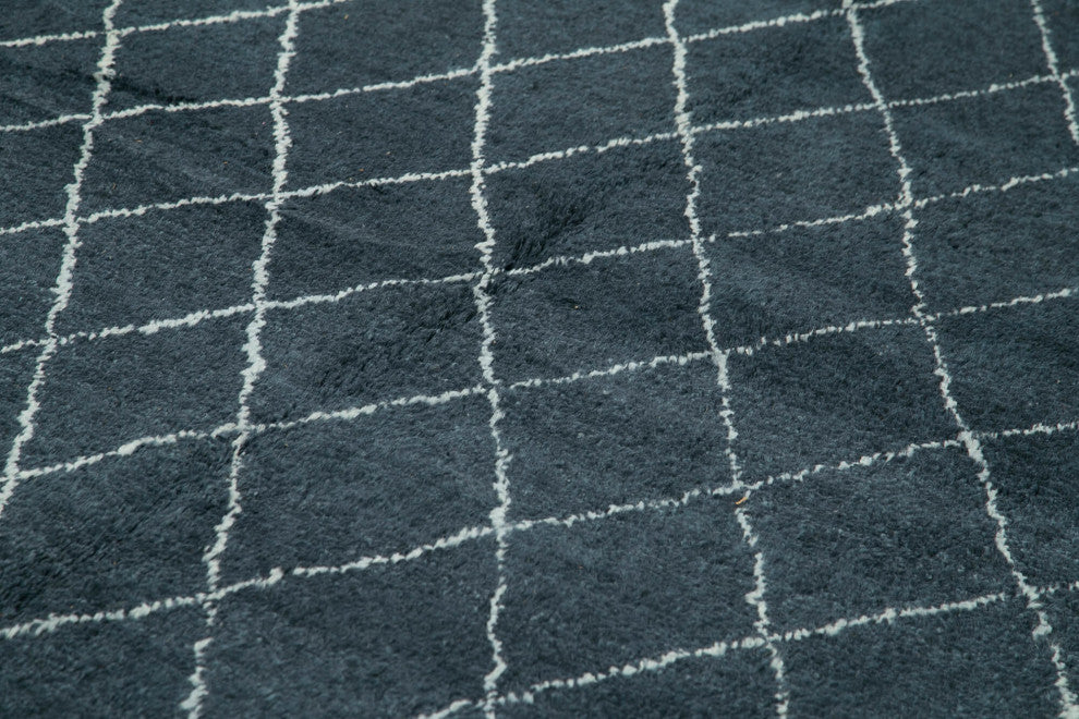 Rug N Carpet - Handmade Unique 9' 0'' x 12' 0'' Moroccan Area Rug