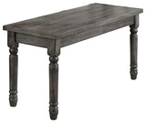 Acme Wallace Bench, Weathered Blue Washed
