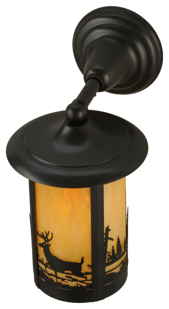 7.5W Fulton Deer Creek Solid Mount Wall Sconce