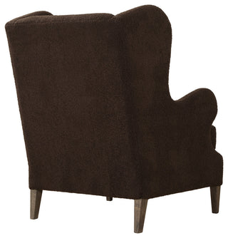 Uttermost Serpentine Brown Fabric Accent Chair